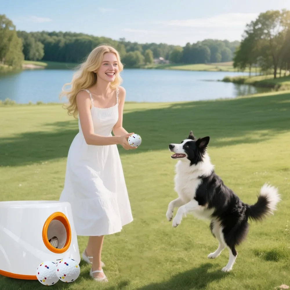 Interactive Dog Ball Launcher For Indoor And Outdoor Play