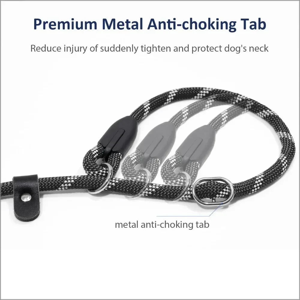 XMSJ Dog Training Slip Leash No Pull Reflective Lead