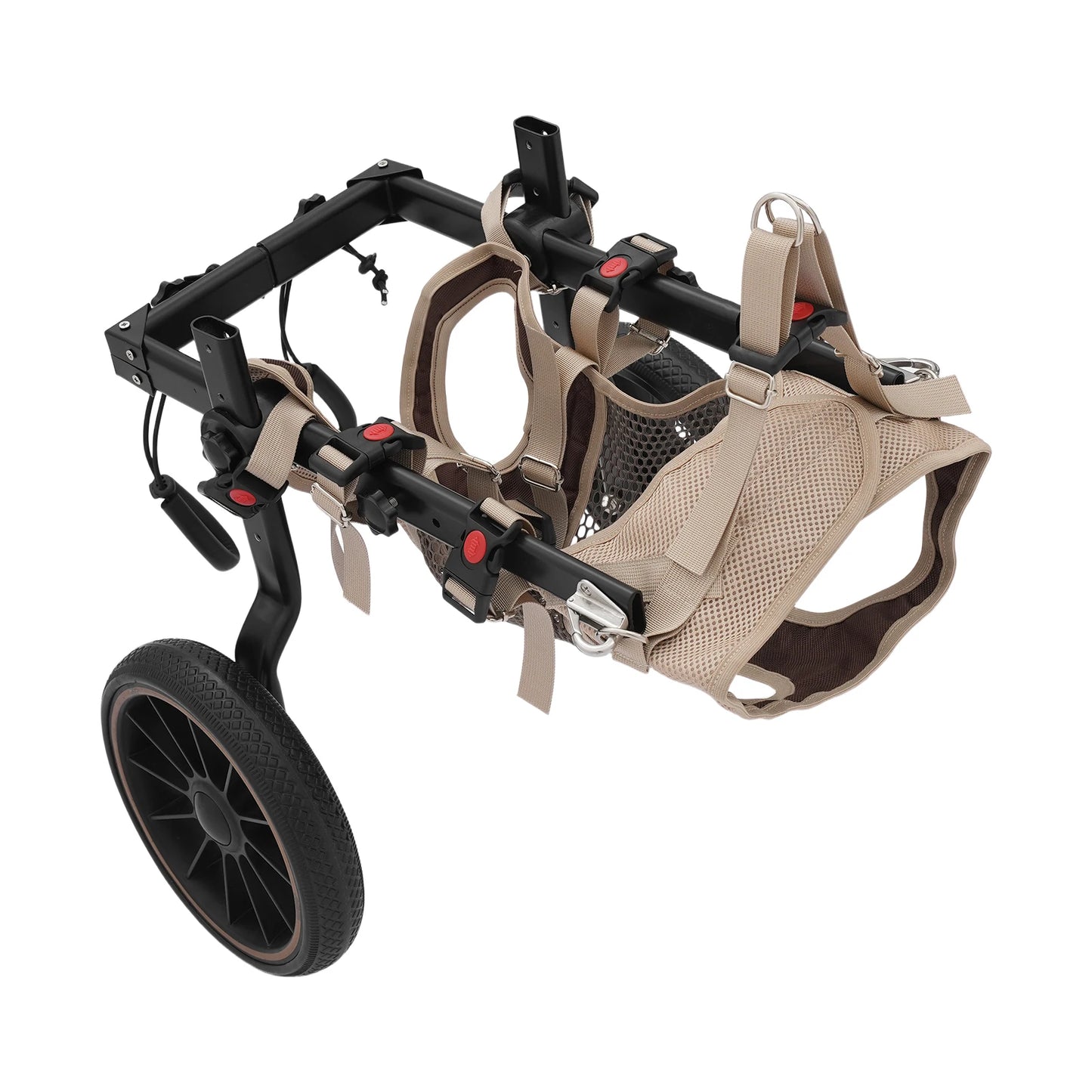 Bymaocar Adjustable Pet Trolley Dog Wheelchair Rehabilitation Aid