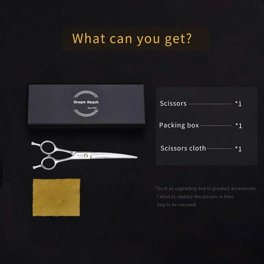 Dog Grooming Scissors Kit JP440C Stainless Steel Pet Hair Cutting