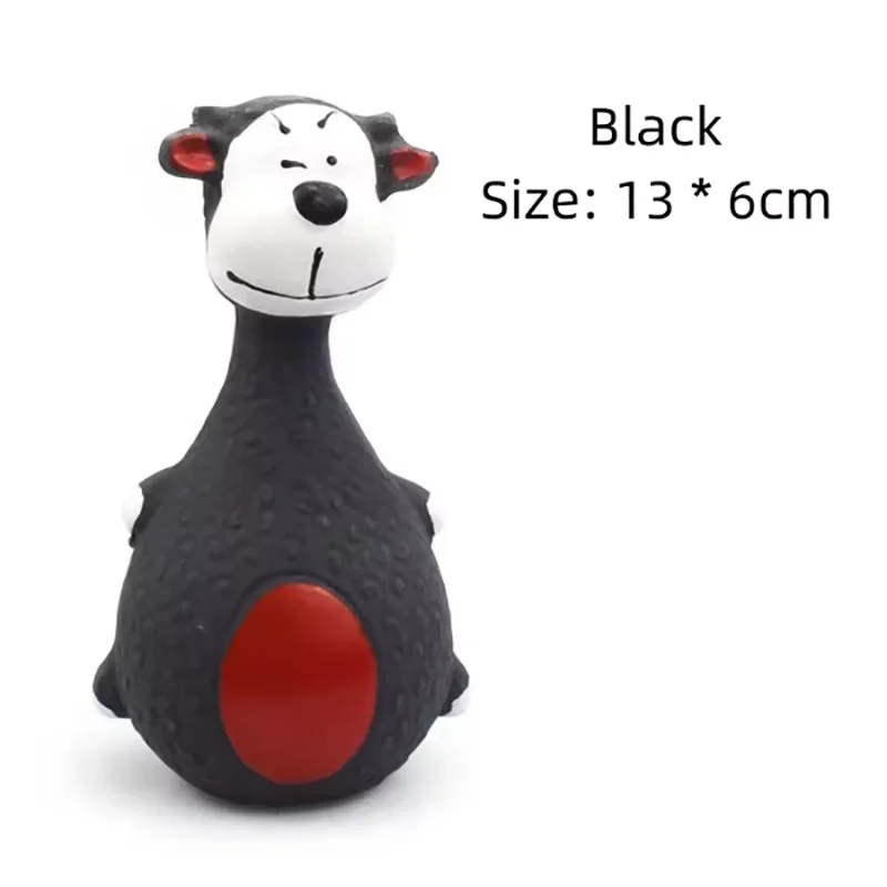 Cartoon Fat Bellied Latex Squeak Dog Toy Elephant Cow