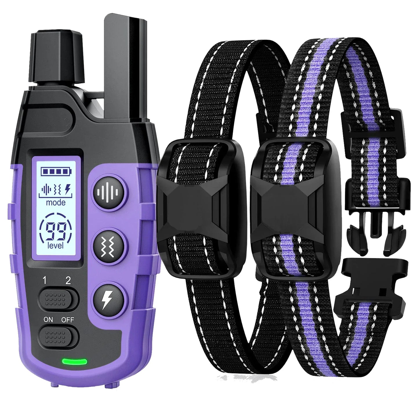 Electric Dog Training Collar Waterproof Remote Control Vibration Shock
