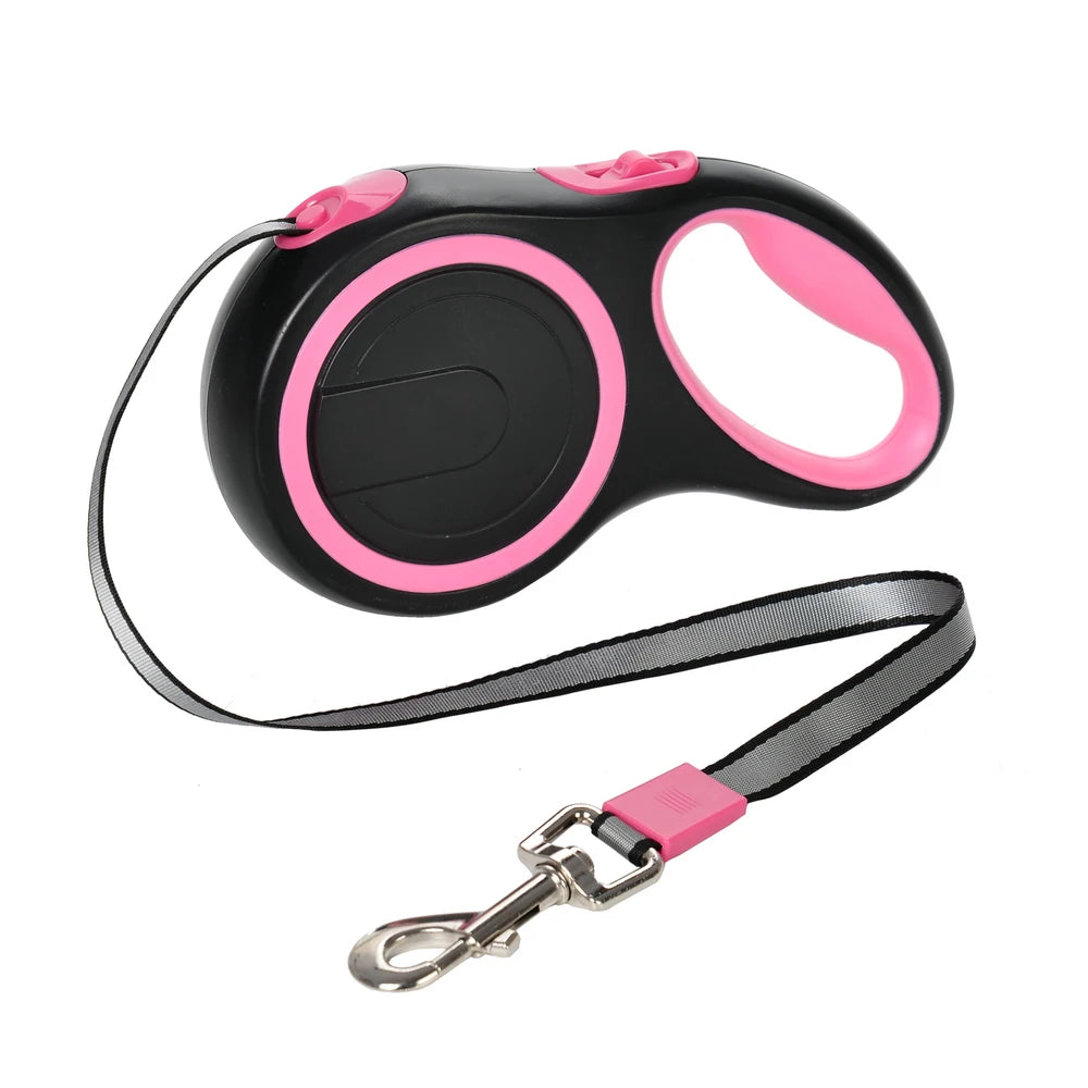 Durable Adjustable Retractable Dog Leash For Small To Large Dogs