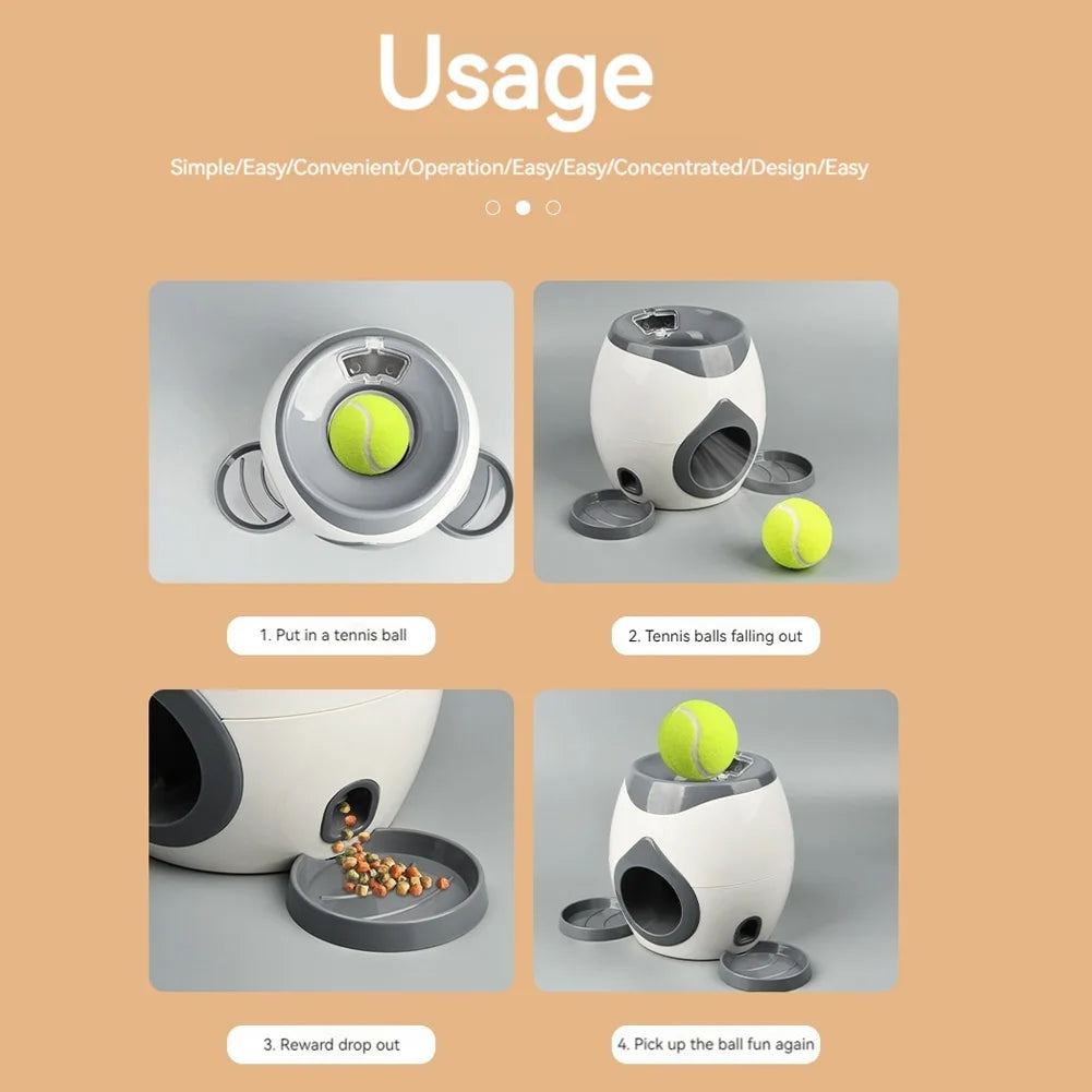 MOJOYCE Automatic Dog Ball Launcher Thrower For Small Medium Dogs