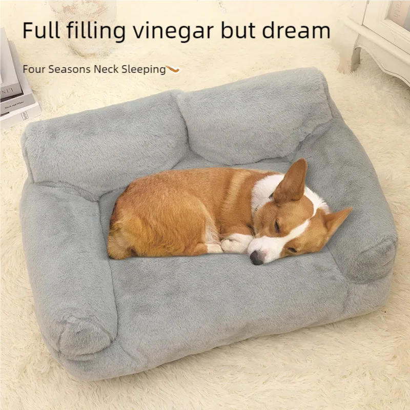 BOFNLCN Orthopedic Cat Sofa With High Density Sponge For Joints And Senior Cats