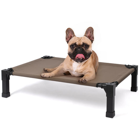 Elevated Dog Bed With Washable Breathable Mesh And Metal Frame