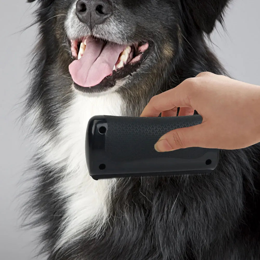 Pet Hair Remover Comb Ergonomic Handle For Dogs Cats Horses