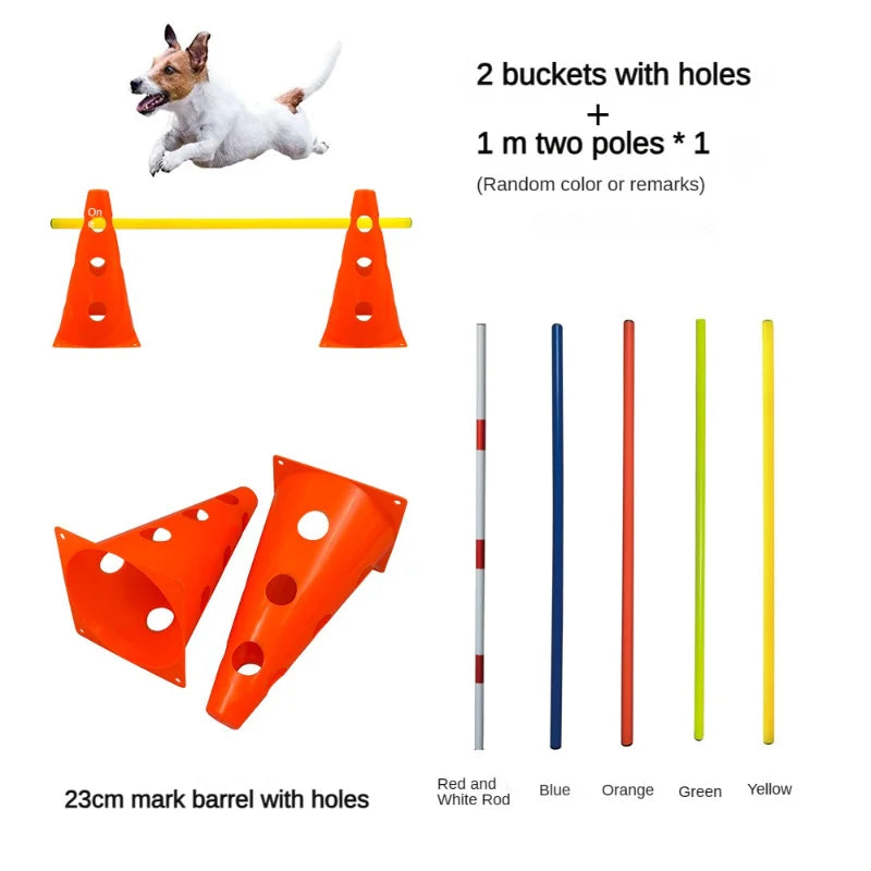 Dog Agility Training Set Jumping Bar Obstacle Equipment