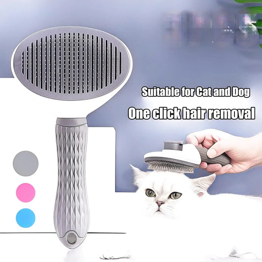 Self Cleaning Pet Hair Brush and Cat Comb for Dogs