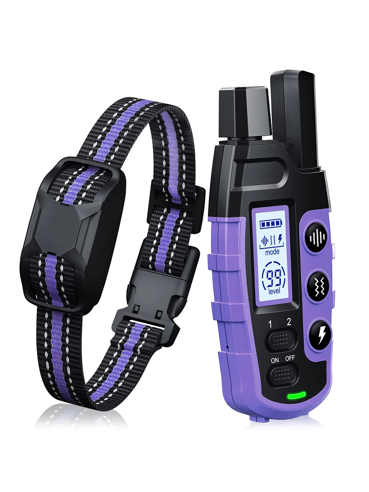Electric Dog Training Collar Waterproof Remote Control Vibration Shock