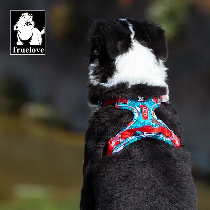 TRUELOVEB Explosionproof Camouflage Reflective Dog Harness