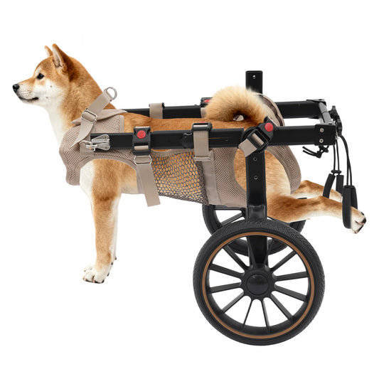 Bymaocar Adjustable Pet Trolley Dog Wheelchair Rehabilitation Aid