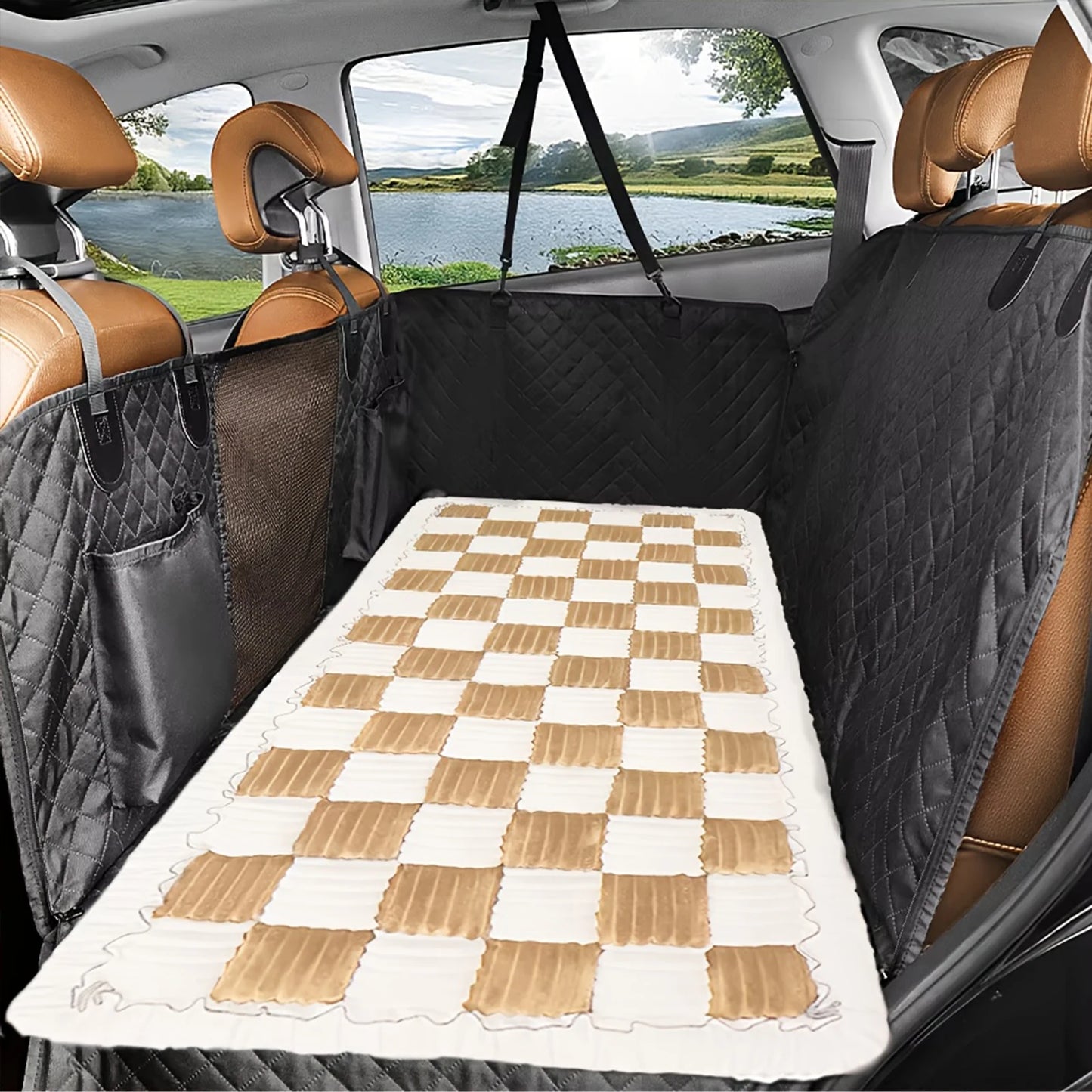 PETRAVELCN Dog Bed Warm Mat For Car Seat Cover Protector