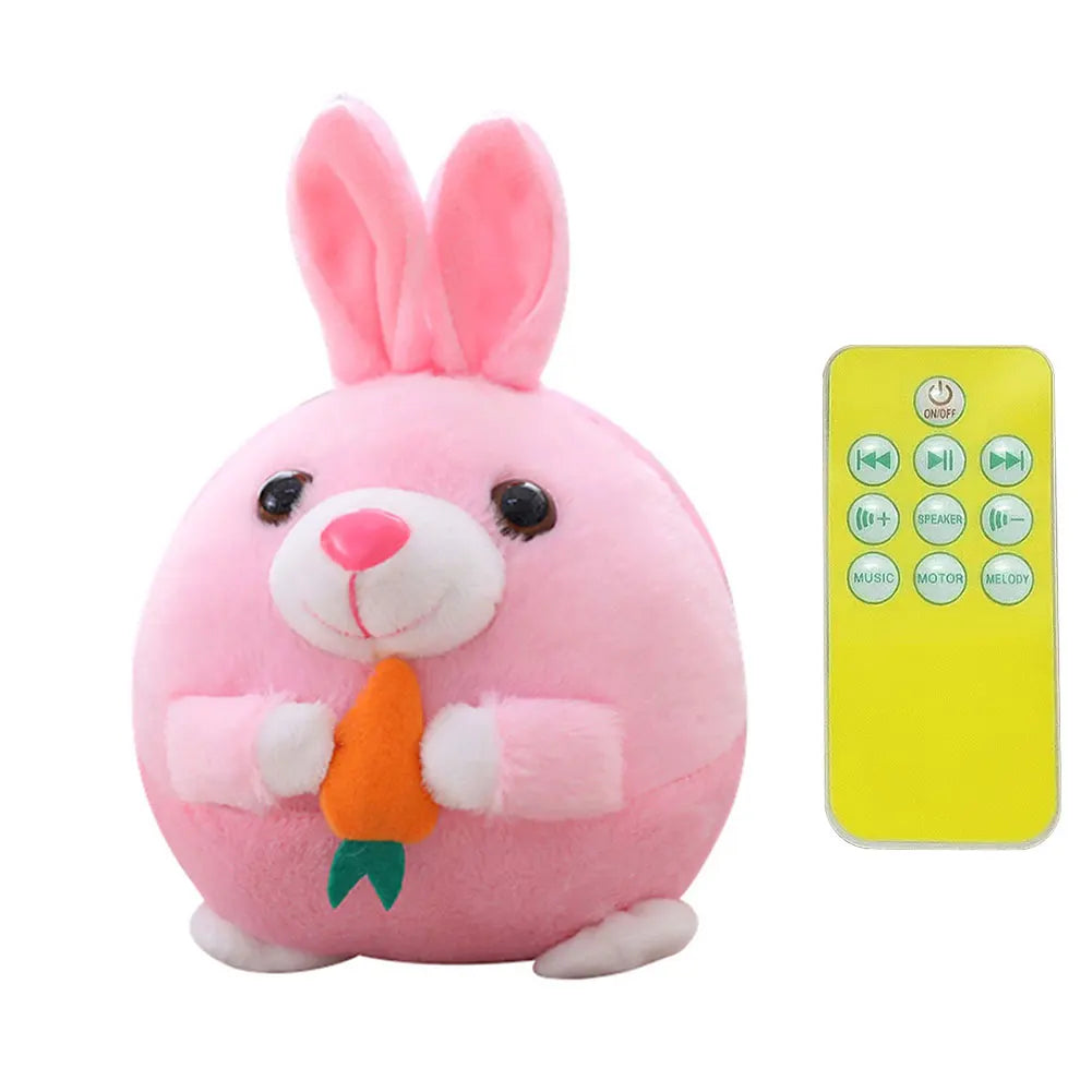Cartoon Pig Active Moving Plush USB Rechargeable Interactive Dog Toy