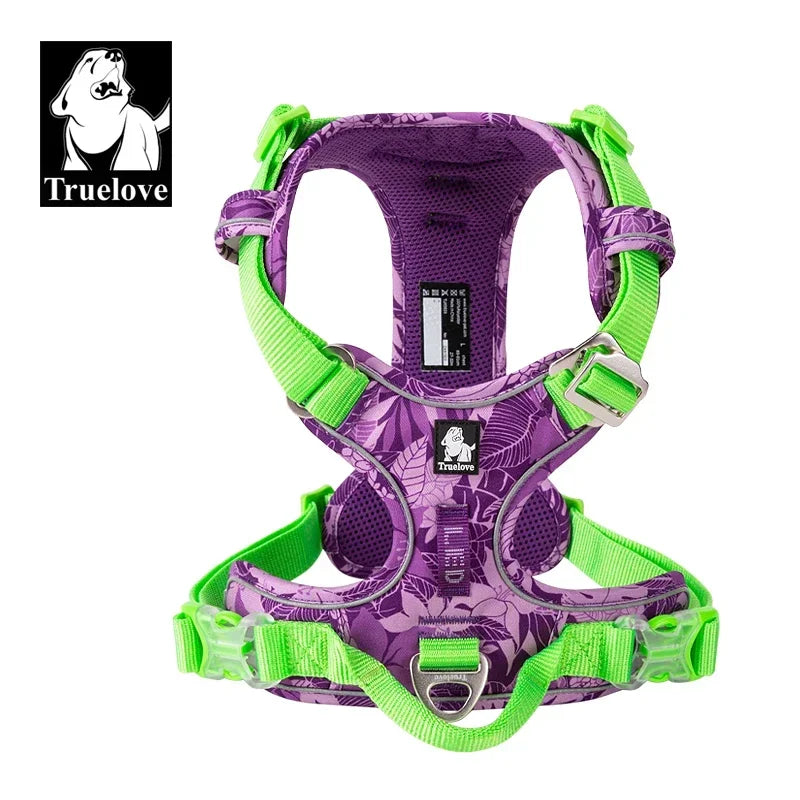 TRUELOVEB Explosionproof Camouflage Reflective Dog Harness
