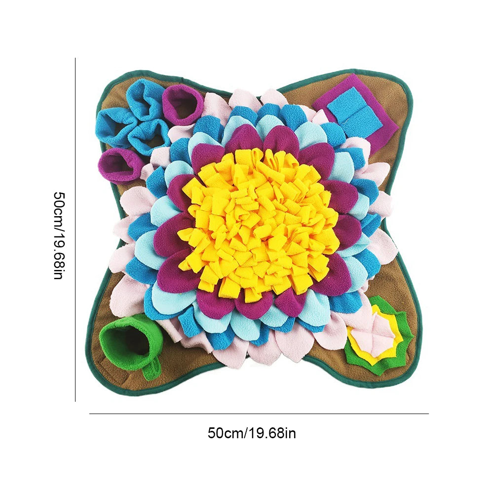 Alloet Snuffle Feeding Mat For Dogs And Cats Nosework Puzzle