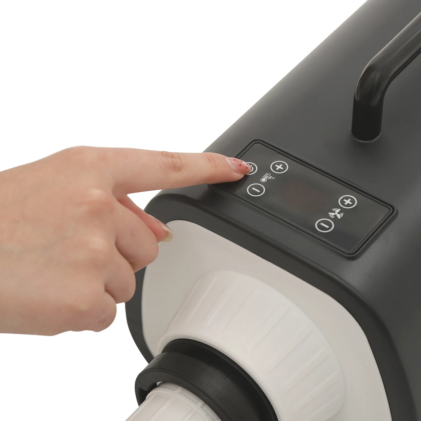 Dog Grooming Blow Dryer With Handles 9 Speed LED Display