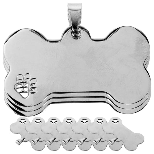 YTYINC Stainless Steel Engraved Dog Tags For Active Pets