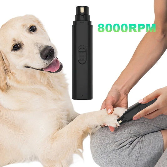 APWIKOGER Electric Pet Nail Grinder For Dogs And Cats Rechargeable