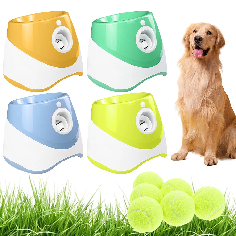Alloet Automatic Dog Ball Launcher Interactive Toy For Pets