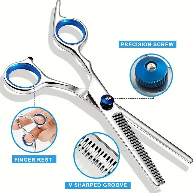 Professional Dog Grooming Scissors With Round Head Stainless Steel