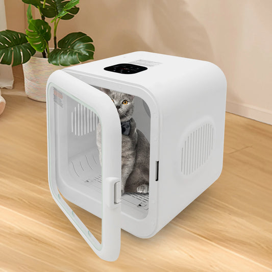 Portable Cat and Dog Dryer Box 110V 800W Temperature Adjustable