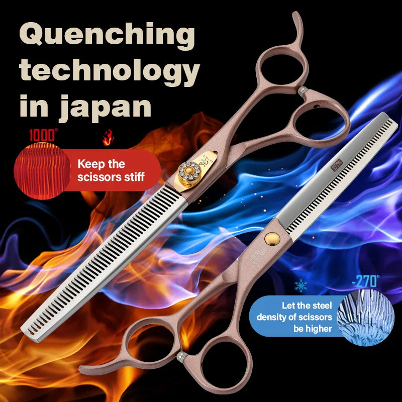 Fenice JP440C Thinning Scissors For Dogs Professional Pet Grooming